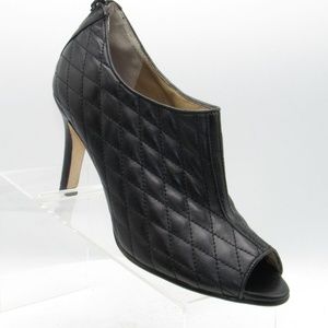 Neiman Marcus Sz 9 M Black Bootie Womens C3B C31